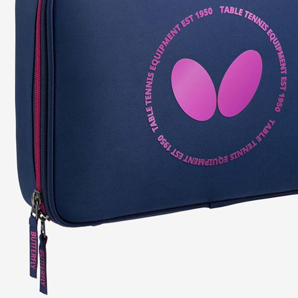 Butterfly SU Case - Navy-Rose - Zipper